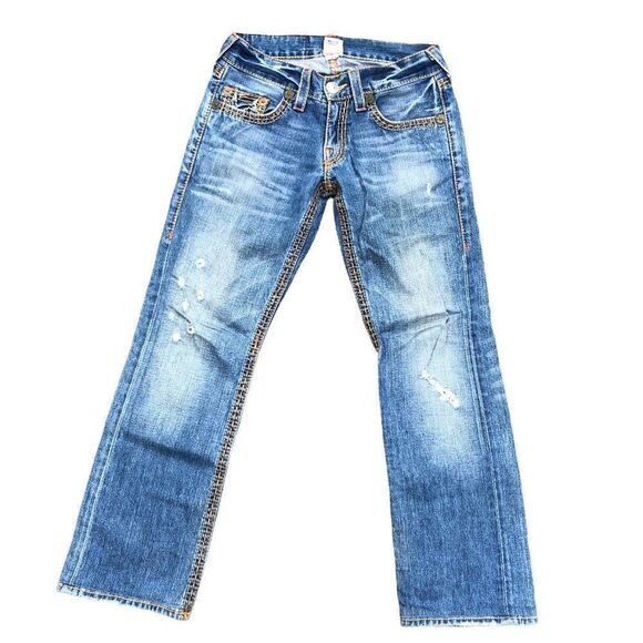 TRUE Religion Jeans Size 29 BOBBY BIG T Blue - Picture 2 of 7